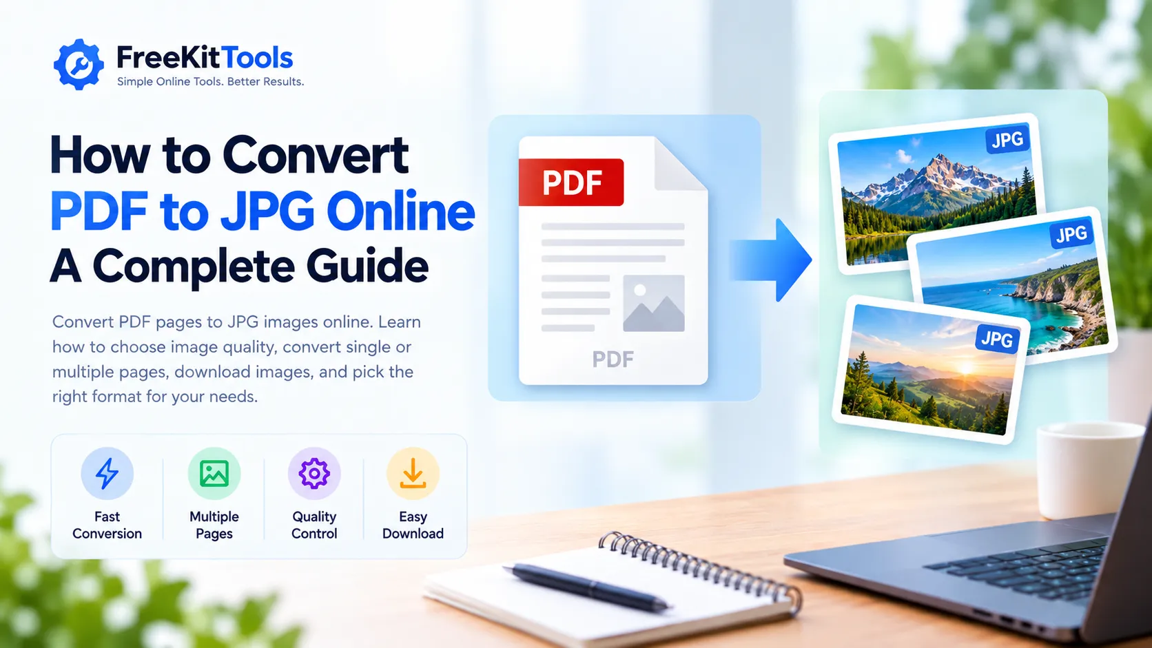 Convert PDF to JPG Online
